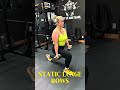 Static Lunge Dumbbell Rows