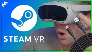 How to play PCVR Games on PICO4 | Wired or Wireless