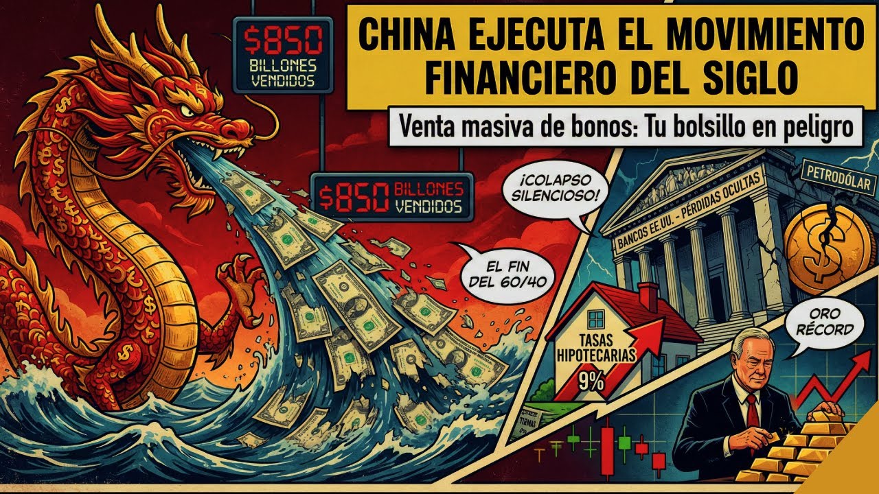 El Plan Maestro de China | Por qué está quemando $850 Mil Millones en Bonos y qué compra en su lugar