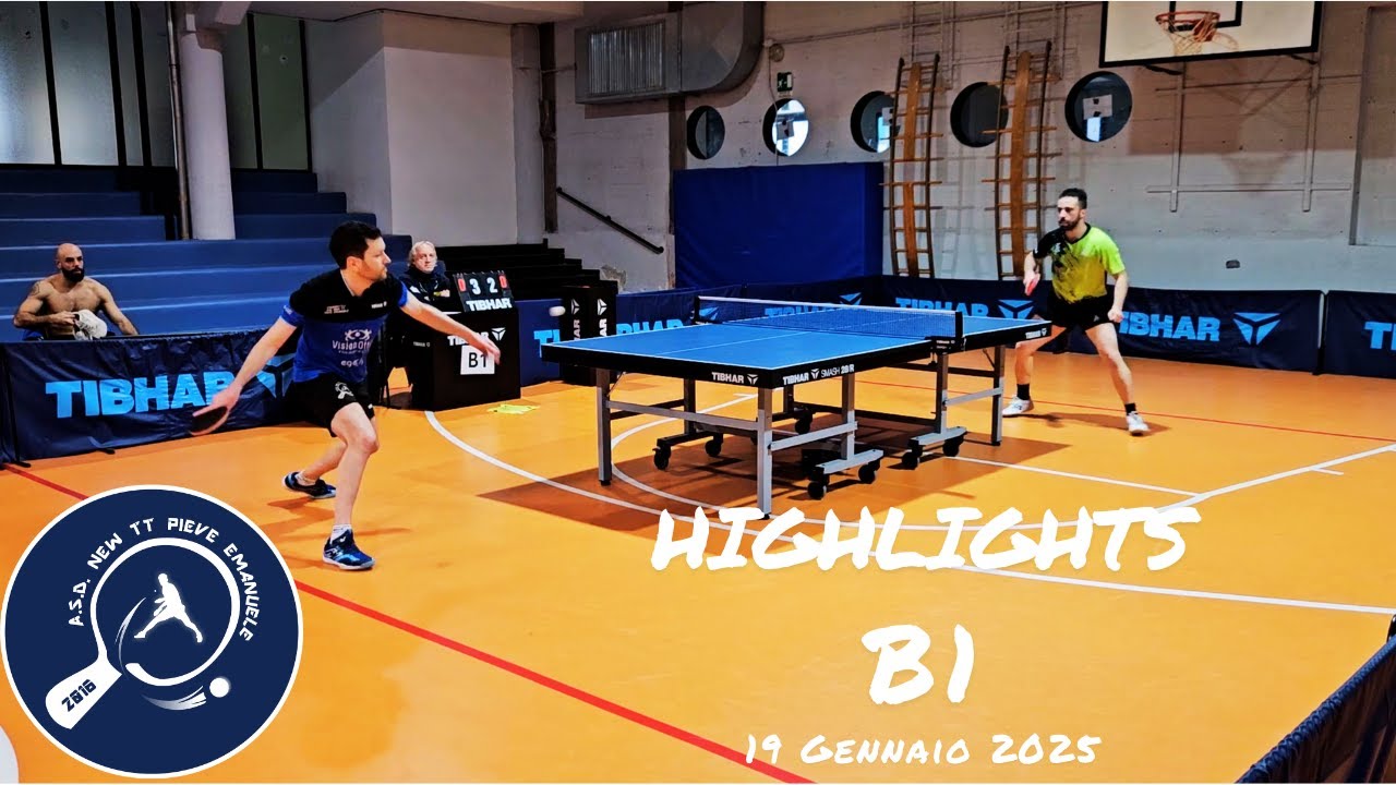B1 Highlights 24/25 ASD New TT Pieve Emanuele vs ASD TT Enjoy - 19/01/25