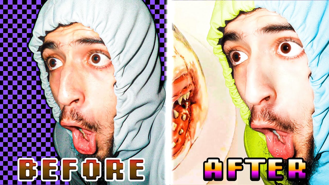 تصميم صورة مصغرة مثل مستر بيست و سايدمان | HOW TO MAKE A REACTION THUMBNAIL LIKE MRBEAST *EASY*