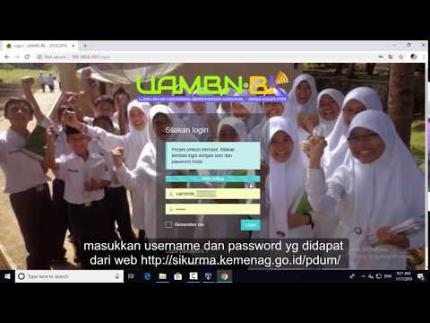 Cara instal dan singkron VDI UAMBN BK 2019