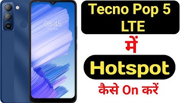 How to enable hotspot on Tecno Pop 5 LTE || Tecno Pop 5 LTE me hotspot kaise enable kare ||