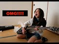 Kate Gets a Schecter Damien Platinum-6 Fr Guitar from a fan! エレキシェクターギターがファンの方から届いた！