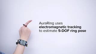 Demo of AuraRing: Precise Electromagnetic Finger Tracking