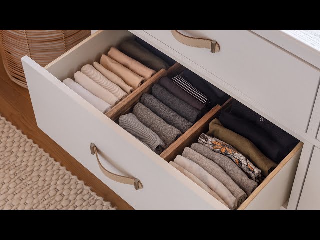 how to fold shirts for dresser How to Fold T-Shirts