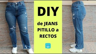 Cómo AGRANDAR JEANS DIY | Moment DIY#costurafacil#renovarjeans#tendencias2022 YouTube