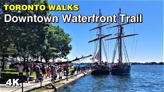 Famous Downtown Waterfront Trail - Canada Day Weekend Toronto Walk [4K] Profile