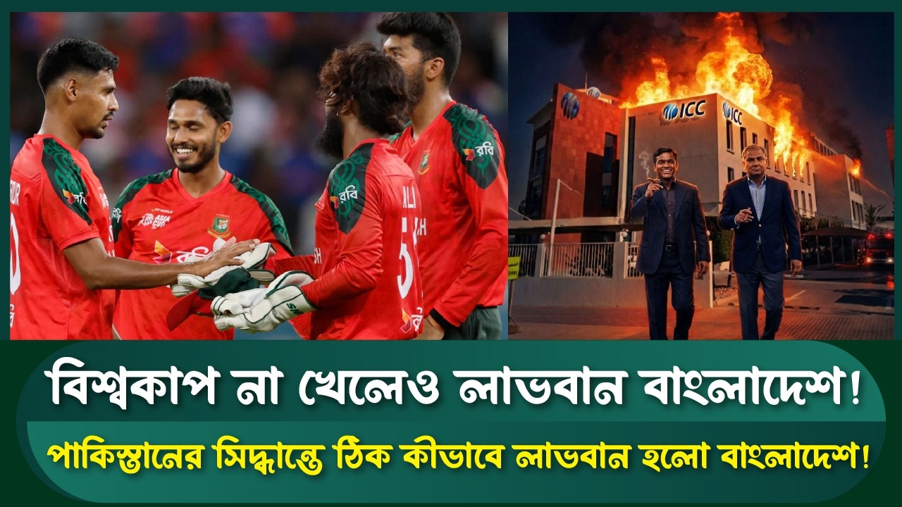 পিসিবির চালে বিশ্বকাপে না থেকেও লাভবান বাংলাদেশ | স্পোর্টস ফিল্ড | Bangladesh Cricket | PCB | ICC