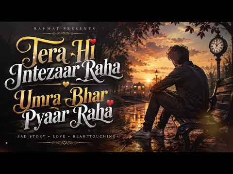 TERA HI INTEZAAR RAHA _ UMAR BHAR PIYAR RAHA_ NEW HEART TOUCHING SONG _ EMOTIONAL COVER _ AI COVER