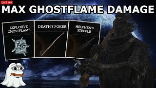 This is What Max Ghostflame Damage Looks Like In Elden Ring Night Reign With Viewers After