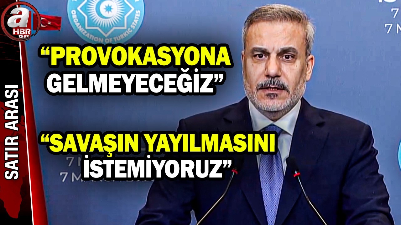 Bakan Fidan: İran'da etnik ve dini savaşa karşıyız | A Haber