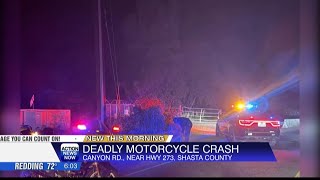 Redding Police investigating deadly motorcycle crash on Canyon Road