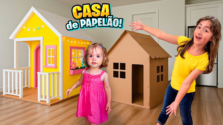 QUEM FIZER A MELHOR CASA DE PAPELÃO COM ITENS da NOVA CASA VENCE! Pai Também Vloga