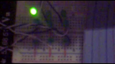 Montage LEDs + Carte EasyPIC4