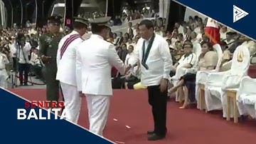 Pangulong Duterte, pinangunahan ang change of command sa AFP