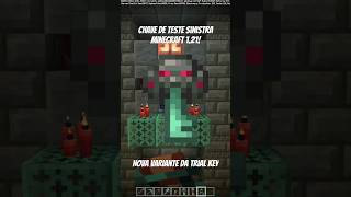 Novos itens do Minecraft 1.21 - Chave de teste sinistra