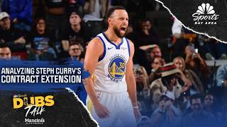 How Steph Curry's new contract impacts Warriors' cap space | NBC Sports Bay Area