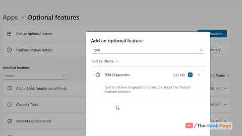 TPM-diagnosetool installeren in Windows 11