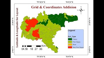 How to prepared Latitude Longitude/Grid & Coordinates  Value at layout view on ArcMap