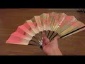 【花魁オハナ】扇子技　高速要返しの方法　要返し練習