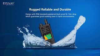 Estalky E120 Push-to-Talk over Cellular (PoC) radio ,IP68 design , 3W speaker and noise cancellation screenshot 3