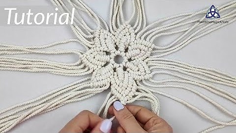 DIY Macrame Mandala | Table Coaster Decor