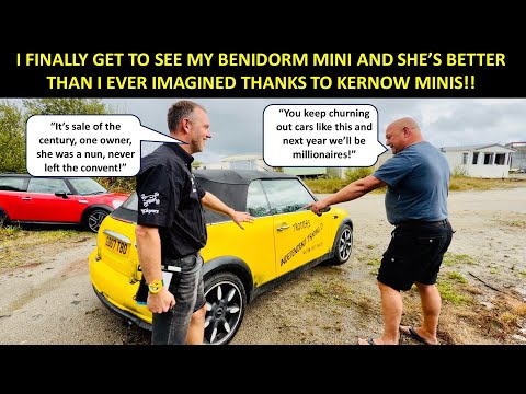 I FINALLY GET TO SEE MY BENIDORM MINI AND SHES BETTER THAN I EVER IMAGINED THANKS TO KERNOW MINIS!