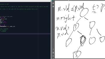 Leetcode 285 python  Inorder Successor in BST