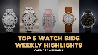 WEEKLY HIGHLIGHTS: TOP 5 WATCH BIDS