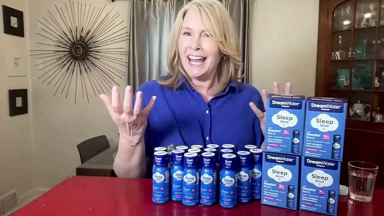 Dreamwater Sleep Shots (16) 2.5-oz Melatonin Blend Drinks on QVC
