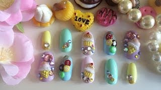 Japanese 3D Nail Art Tutorial~~ Ice-cream