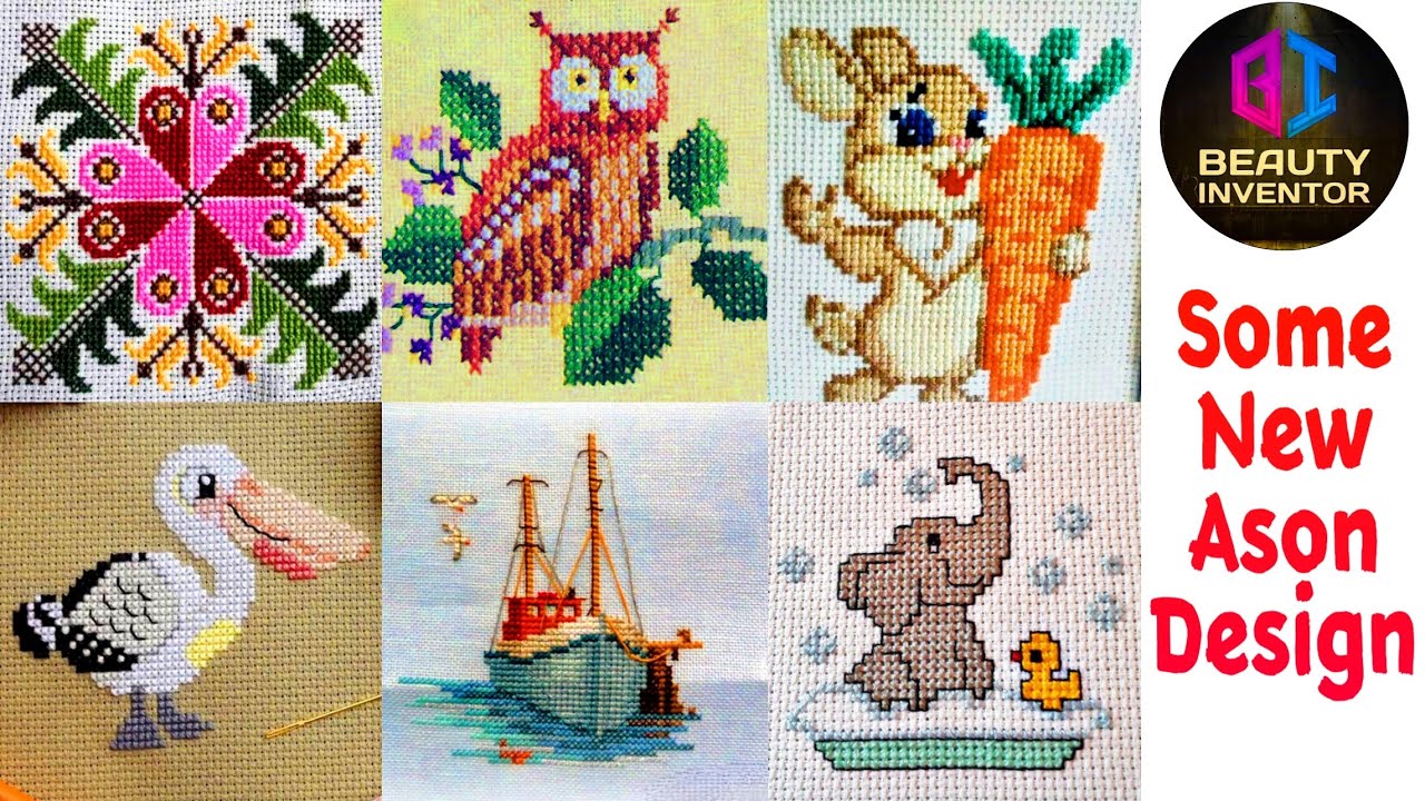Cross Stitch Design New Colourful Cross Stitch Ason Patterns YouTube