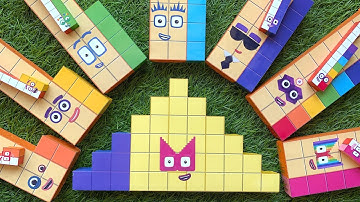 Looking for Numberblocks NEW 36 265  Puzzle Tetris Shape ASMR  | Numberblocks Satisfying Video