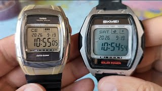 Skmei 2750 solar watch inspired by the Casio DB-E30.
