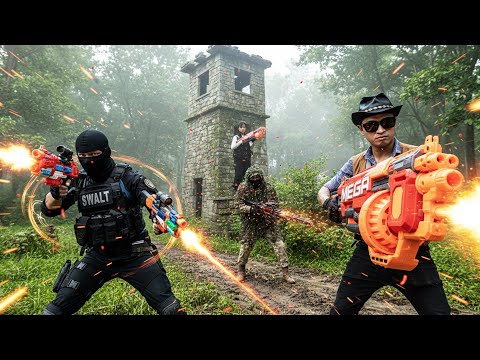 LTT Game Nerf Guns : SEAL X Warriors Elite Crime Blaster Takedown!
