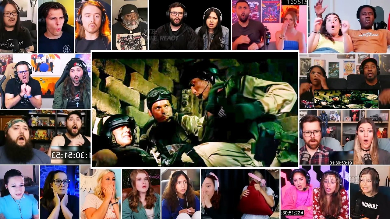 Shugart and Gordon Heroic Scene | Black Hawk Down (2001) reaction mashup