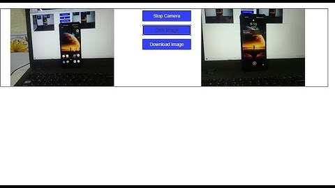 JavaScript - Use Webcam to Click and Download Image