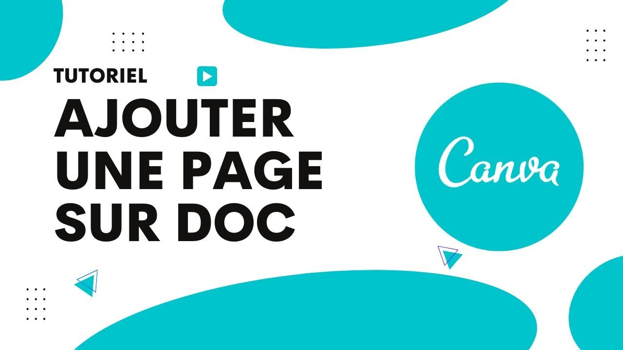 Comment ajouter une page sur Canva Doc - YouTube