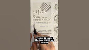 Uma técnica de chute para te ajudar na hora da prova