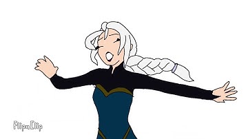 WIP ;-; LET IT GO 2D ANIMATION