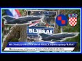 4K⁵⁰✈️🇭🇷MiG-21bisD(x2) FLYBY (Croatian Air Force)(Okučani 01.05.2023.)