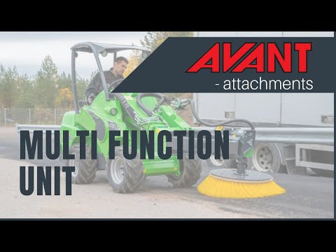 Avant attachments: Multi function drive unit