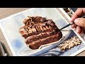 Painting Chocolate Cake in Watercolor