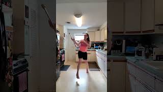 Kitty's First Practice Run with the Flaming Devil Sticks (Unlit)