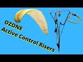 Ozone Active Control Risers (ACR) Demo - Alpina4/Delta4