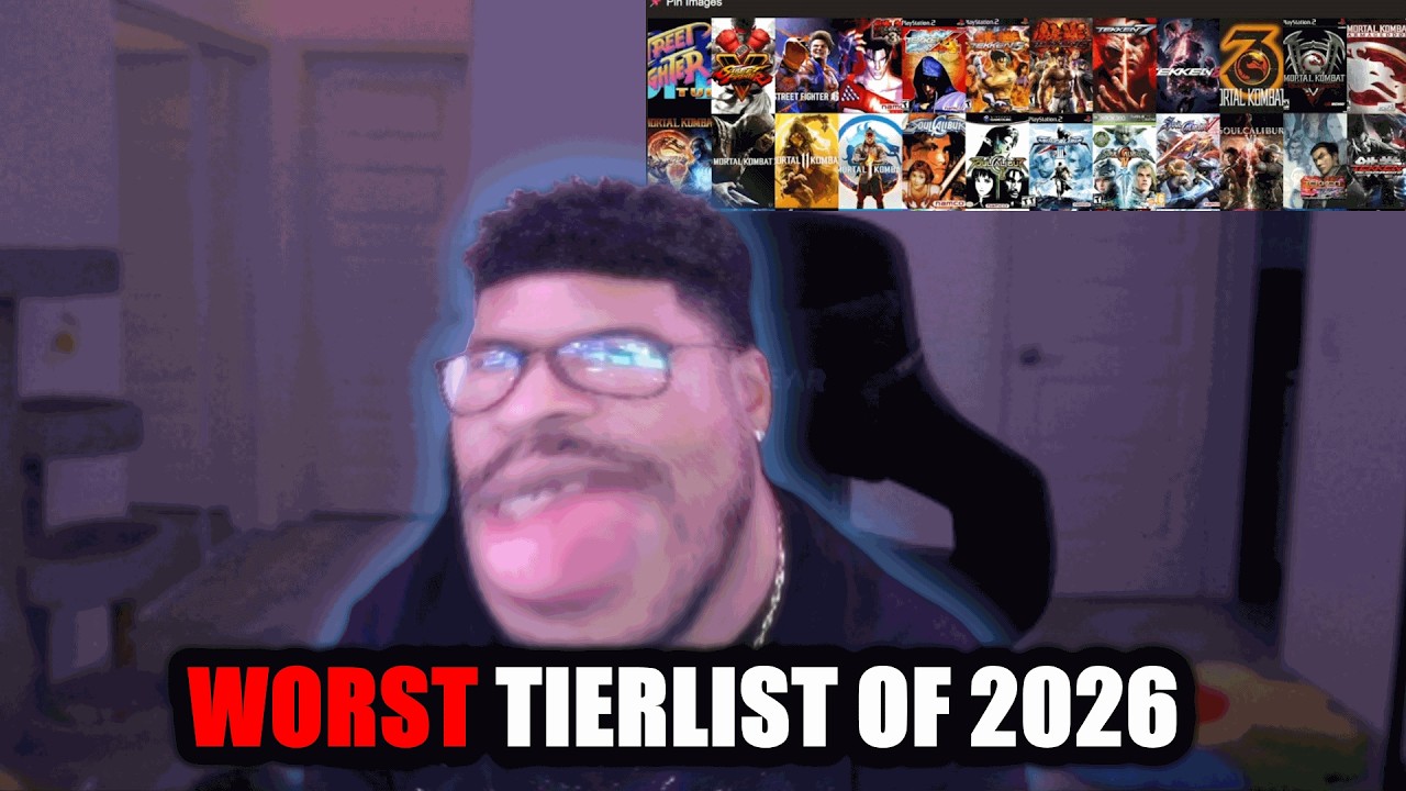 LOWTIERGOD MAKES THE WORST FIGHTING GAME TIERLIST OF 2026 | 