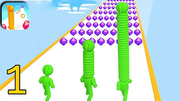 Long Neck Run Gameplay Walkthrough Levels 1-5 (Android, iOS) Part 1