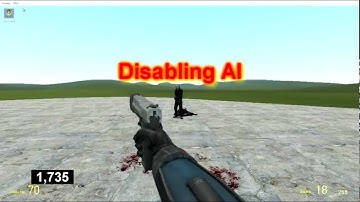 Gmod 13 - How to disable AI - Fast 10 second tutorial