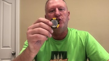 Denarii Poker Chip with Denarius NFC public key